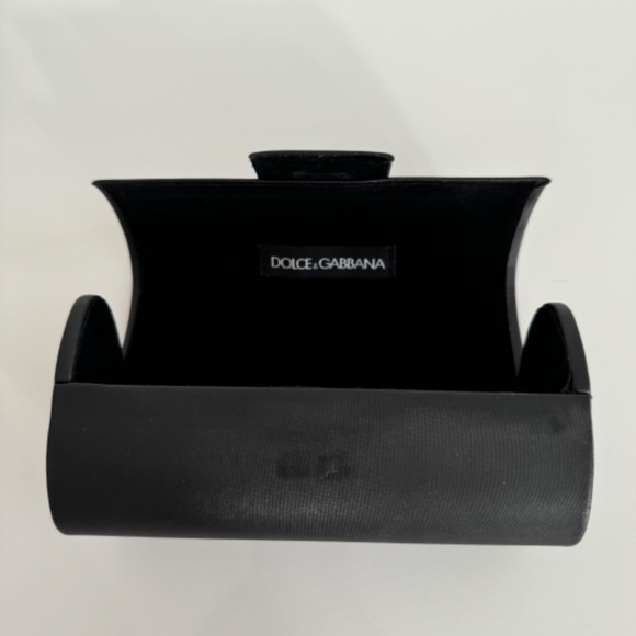 Vintage Dolce & Gabbana Women\'s Sunglass Frames Only & Case DG 6003-B Black Rare